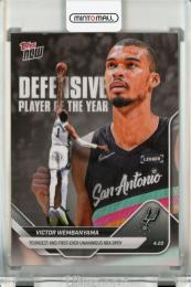 2025-26 Topps Now Victor Wembanyama Youngest and First-Ever Unanimous NBA DPOY #DPOY