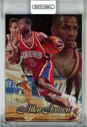 1996-97 Fleer Flair Showcase Allen Iverson Row 1 #3 Philadelphia 76ers