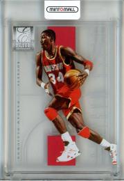 2012-13 Panini Elite Series Basketball Hakeem Olajuwon Glass Masters #16 Houston Rockets