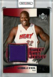 2004-05 Upper Deck Sweet Shot Shaquille O'neal Jerseys #SO Miami Heat
