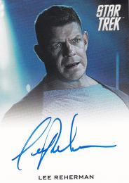 2014 RITTENHOUSE Star Trek Movies Star Trek Design Autograph Lee Reherman as U.S.S. Vengeance Security Officer