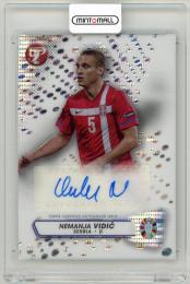 2023 Topps Pristine Road to Euro 2024 Nemanja Vidic Autographs Pristine Refractor parallel【51/99】 Serbia