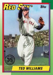 2025 Topps SERIES.1 MLB #T90-26 Ted Williams【'90 Topps Baseball 35th Anniversary】インサートカード