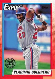 2025 Topps SERIES.1 MLB #T90-48 Vladimir Guerrero【'90 Topps Baseball 35th Anniversary】インサートカード