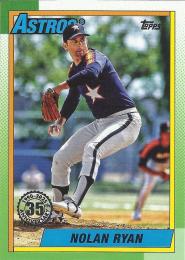 2025 Topps SERIES.1 MLB #T90-80 Nolan Ryan【'90 Topps Baseball 35th Anniversary】インサートカード