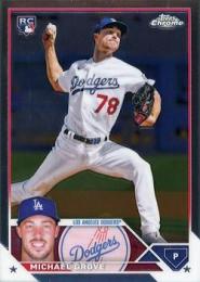 2023 Topps Chrome MLB #22 Michael Grove レギュラーカード RC
