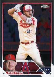 2023 Topps Chrome MLB #27 Mike Trout レギュラーカード