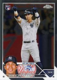 2023 Topps Chrome MLB #69 Oswaldo Cabrera レギュラーカード RC