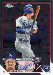 2023 Topps Chrome MLB #81 James Outman レギュラーカード RC