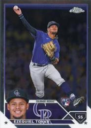 2023 Topps Chrome MLB #106 Ezequiel Tovar レギュラーカード RC