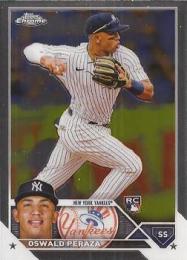 2023 Topps Chrome MLB #132 Oswald Peraza レギュラーカード RC