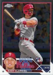 2023 Topps Chrome MLB #135 Kody Clemens レギュラーカード RC