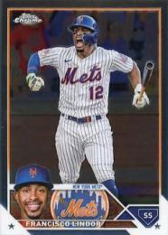 2023 Topps Chrome MLB #142 Francisco Lindor レギュラーカード