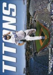 2023 Topps Chrome MLB #CT-1 Clayton Kershaw インサートカード Titans
