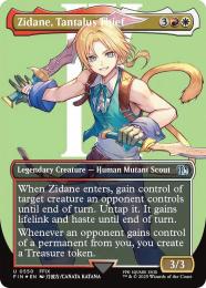 ●SALE●【FIN】【ENG】【サージ・Foil】《陽気な義賊、ジタン/Zidane, Tantalus Thief》ボーダーレス版 No.550 EX