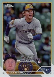 2023 Topps Chrome Update MLB #USC87 Joey Wiemer【Refractors/パラレル】レギュラーカード RC