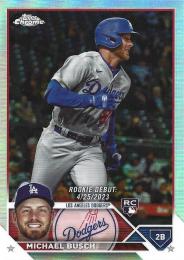 2023 Topps Chrome Update MLB #USC105 Michael Busch【Refractors/パラレル】レギュラーカード RC
