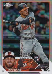 2023 Topps Chrome Update MLB #USC122 Joey Ortiz【Refractors/パラレル】レギュラーカード RC