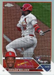 2023 Topps Chrome Update MLB #USC150 Jordan Walker【Refractors/パラレル】レギュラーカード RC