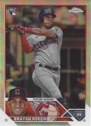 2023 Topps Chrome Update MLB #USC157 Brayan Rocchio【Refractors/パラレル】レギュラーカード RC