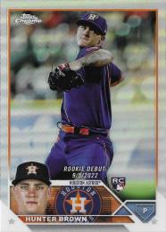 2023 Topps Chrome Update MLB #USC163 Hunter Brown【Refractors/パラレル】レギュラーカード RC