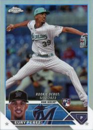 2023 Topps Chrome Update MLB #USC175 Eury Perez【Refractors/パラレル】レギュラーカード RC