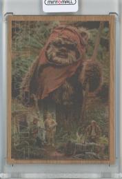 2022 topps STARWARS MASTERWORK Wicket W. Warrick Original Trilogy Poster Cards/wood/#OT-8【9/10】