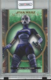 2022 Topps Star Wars Masterwork Asajj Ventress Base/Green/#31【23/99】