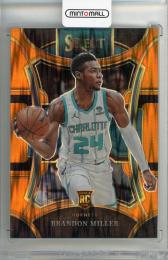 2023-24 PANINI Select  Brandon Miller Prizms Orange Flash #332  Charlotte Hornets