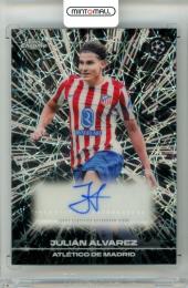 2025-26 Topps Chrome Uefa Club Competition Julian Alvarez #BLA-JA Black Lazer Autograph Card