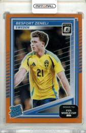 2025-26 Panini Donruss Road To FIFA World Cup 26 SOCCER Besfort Zeneli #242 Base – Optic Orange Parallel【57/99】