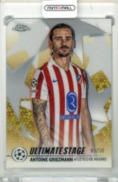 2025-26 Topps Chrome Uefa Club Competition  Antoine Griezmann #US-28 Ultimate Stage Chrome Gold Parallel【07/50】