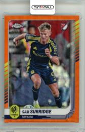 2025 Topps Chrome Major League Soccer Samuel Surridge #152 Base Orange Wave Parallel【20/25】