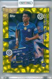 2026 Topps Uefa Japan Edition Estevao Willian #PH-3 ピッチヒーローズ Gold Foil Parallel【48/50】