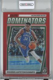 2022-23 Donruss Optic Basketball Giannis Antetokounmpo Elite Dominators/Red/#21【71/99】 Milwaukee Bucks