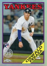 2023 Topps Chrome MLB #88BC-16 Oswald Peraza インサートカード '88 Topps RC