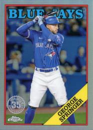2023 Topps Chrome MLB #88BC-19 George Springer インサートカード '88 Topps