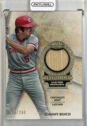 2017 Topps Tier One Johnny Bench Legend Relics #T1RLJB【200/200】 Cincinnati Reds