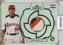 2013 Topps Tribute Andruw Jones WBC Prime Patches #AJ【065/125】 Atlanta Braves