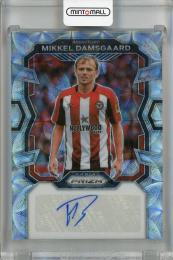 2023-24 PANINI PRIZM PREMIER LEAGUE Mikkel Damsgaard Signatures Choice Prizms #6 Auto  Brentford