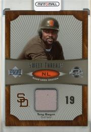 2005 Sweet Spot Tony Gwynn Sweet Threads #STGW San Diego Padres