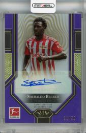 2022-23 Topps Tier One Bundesliga Sheraldo Becker Ball Magnet Autographs Purple #BMA-SB【38/50】 1. FC Union Berlin