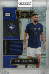 2022-23 Panini Select FIFA Olivier Giroud Select Swatches Silver #15 France