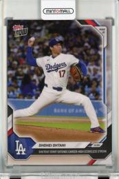 2026 Topps Now Shohei Ohtani Shutout Start Extends Career-High Scoreless Streak #37