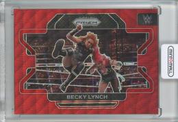 2023 Panini PRIZM WWE  Becky Lynch Ruby Wave #97