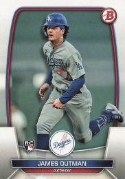 2023 Bowman MLB #13 James Outman レギュラーカード RC