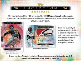 ◆予約◆MLB 2024 TOPPS INCEPTION