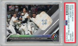 2023 TOPPS NOW TEAM JAPAN BASE RELIC CARD 【PSA10】 JAPAN