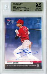 2019 TOPPS NOW SHOHEI OHTANI AUTOGTAPH CARD【36/49】 LOS ANGELES ANGELS