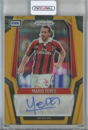 2025-26 Panini Prizm FIFA Mario Yepes Signatures Prizms Gold #38 Auto【2/10】 AC Milan